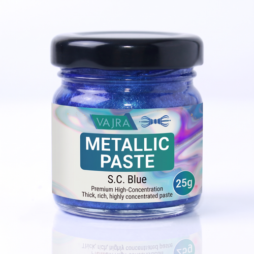 Vajra Metallic Paste - S.C Blue (20gm)