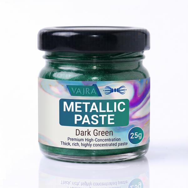 Vajra Metallic Paste - Dark Green (20gm)