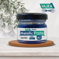 Vajra Metallic Paste - Dark Blue (20gm)