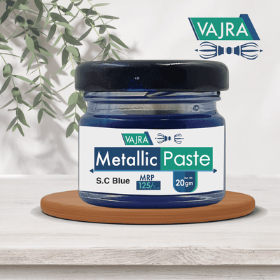 Vajra Metallic Paste - S.C Blue (20gm)