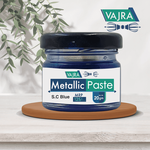 Vajra Metallic Paste - S.C Blue (20gm)